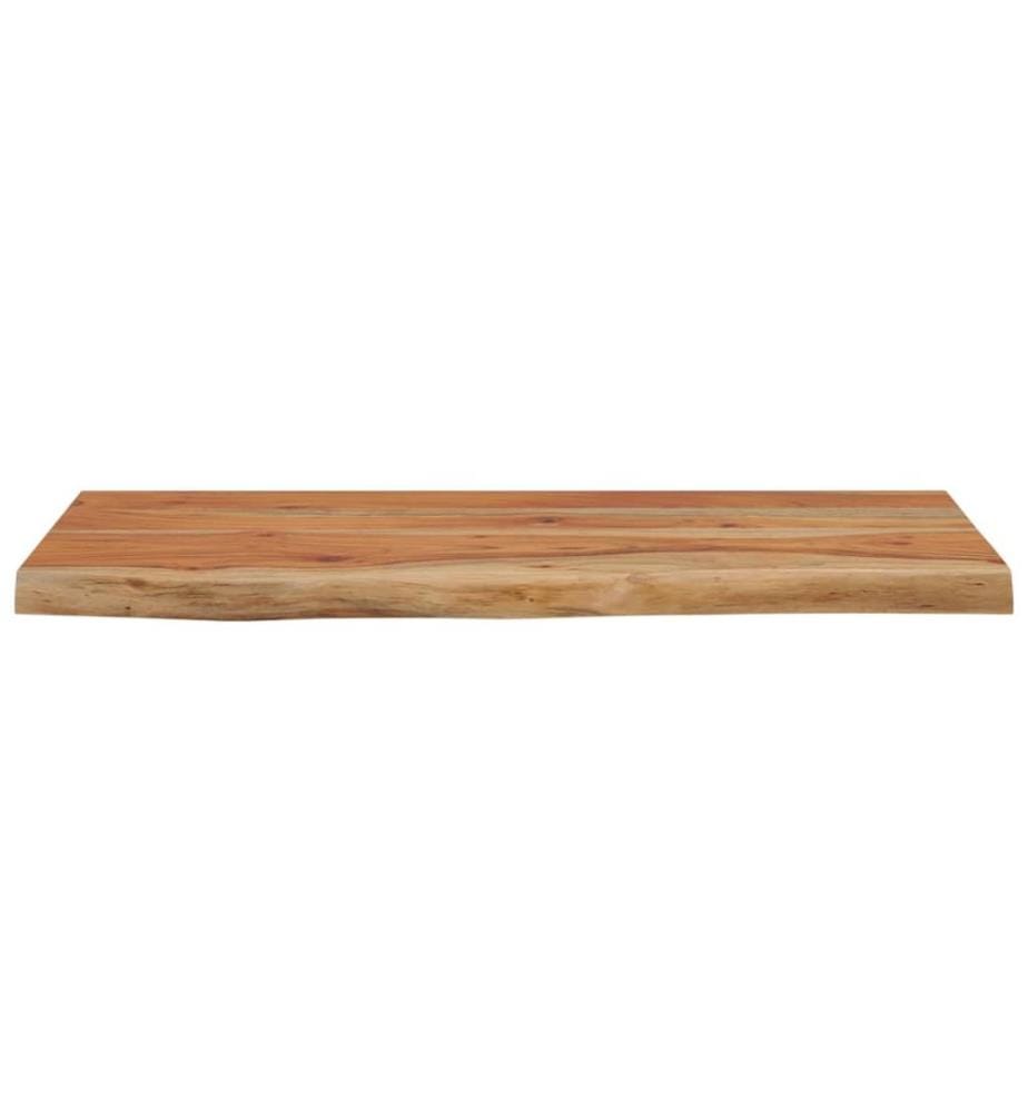 Wandregal 60x30x2,5 cm Rechteckig Massivholz Akazie Baumkante