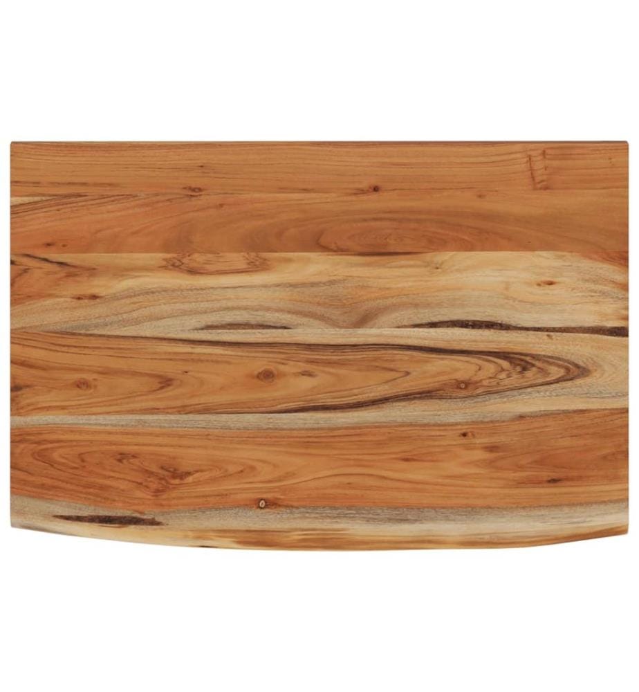 Wandregal 60x40x2,5 cm Rechteckig Massivholz Akazie Baumkante