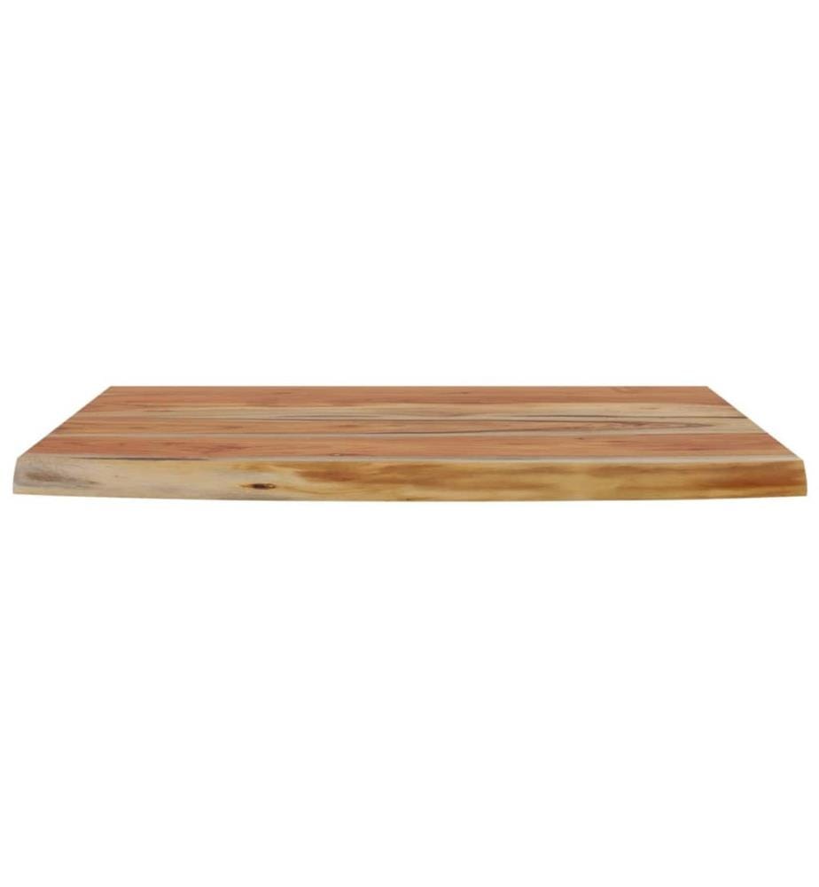 Wandregal 60x40x2,5 cm Rechteckig Massivholz Akazie Baumkante