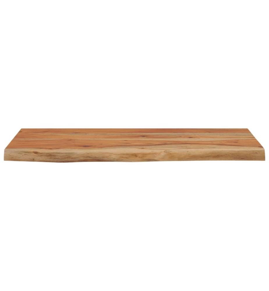 Wandregal 40x20x3,8 cm Rechteckig Massivholz Akazie Baumkante