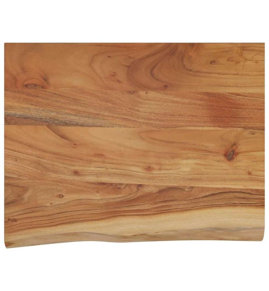 Wandregal 50x40x3,8 cm Rechteckig Massivholz Akazie Baumkante