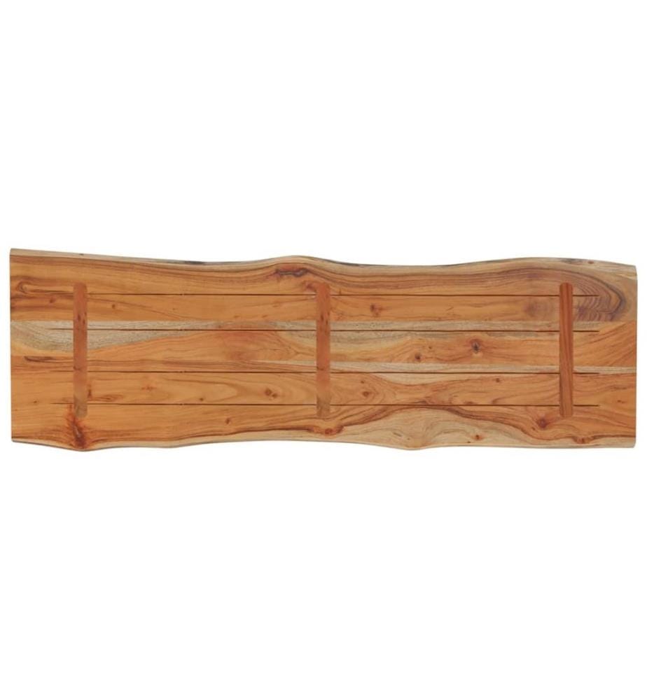 Dessus de table 110x40x2,5 cm rectangulaire bois massif acacia