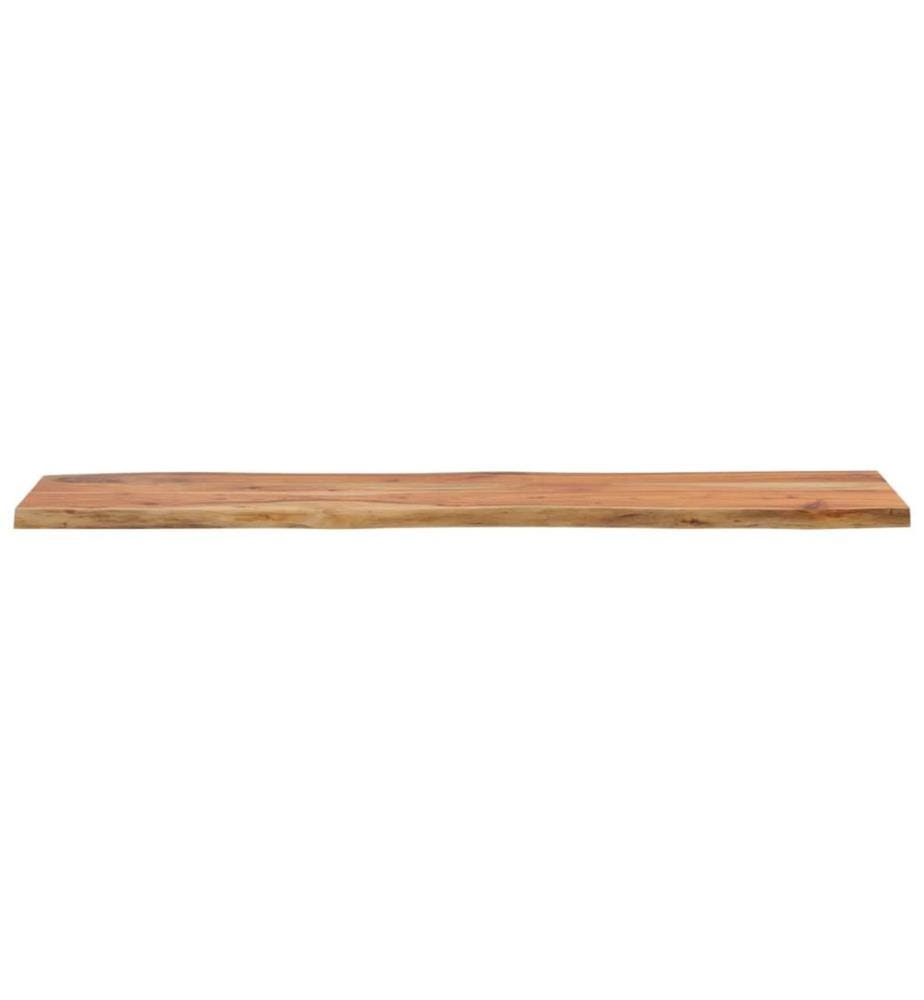 Dessus de table 160x40x2,5 cm rectangulaire bois massif acacia