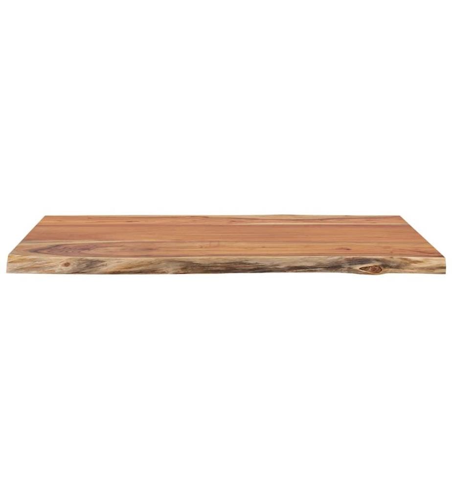Dessus de table 80x60x2,5 cm rectangulaire bois massif acacia