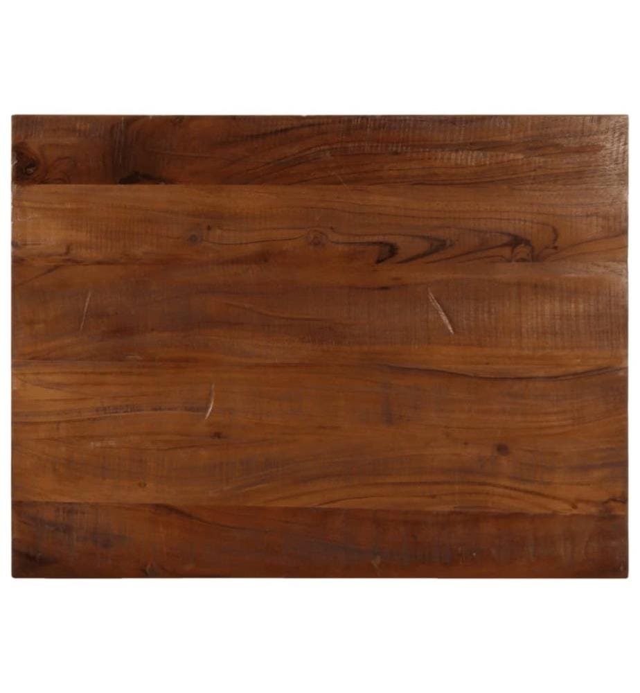 Dessus de table 80x70x2,5 cm rectangulaire bois massif récupéré