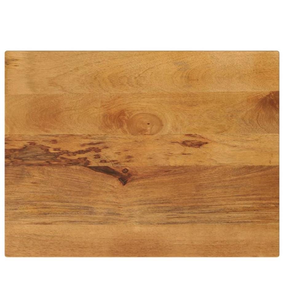 Tischplatte 80x70x2,5 cm Rechteckig Massivholz Mango