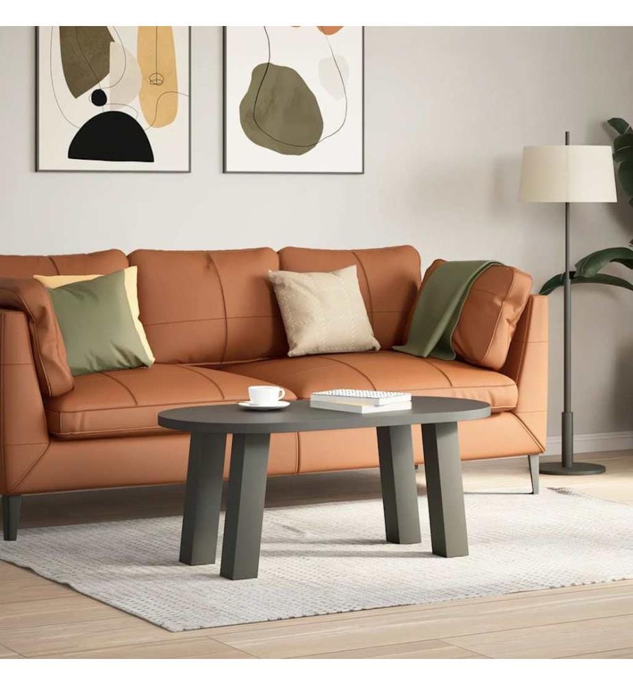 Pieds de table basse 4 pièces Anthracite 42 cm Acier