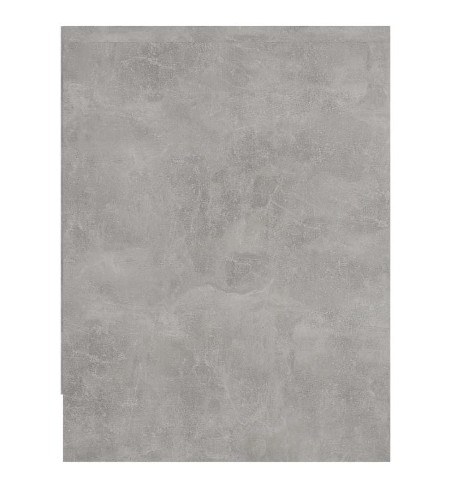 Table de chevet Gris béton 40x30x40 cm Bois d'ingénierie