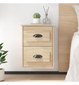 Wand-Nachttisch Sonoma-Eiche 41,5x36x53 cm