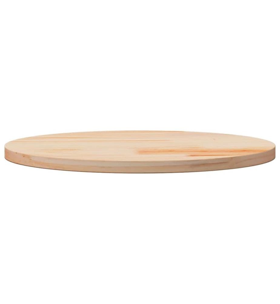 Dessus de table rond Ø70x3 cm bois de pin massif
