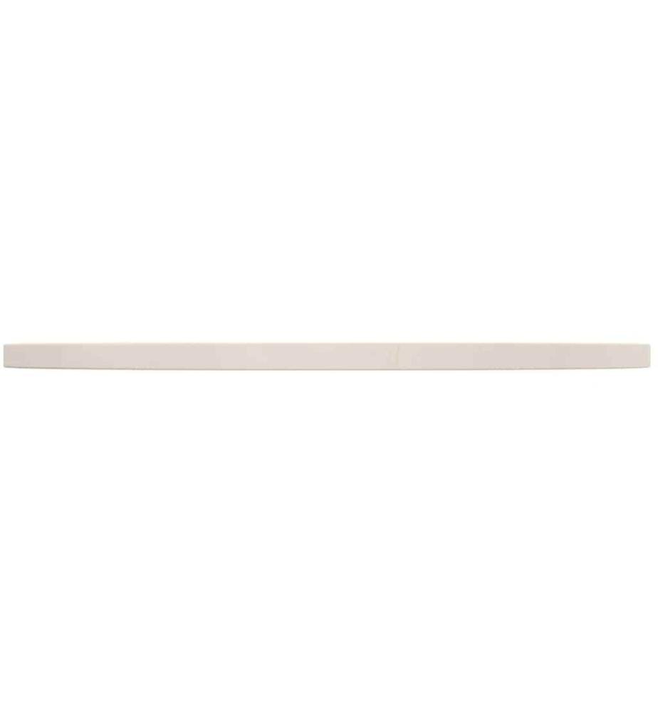 Dessus de table rond blanc Ø70x3 cm bois de pin massif