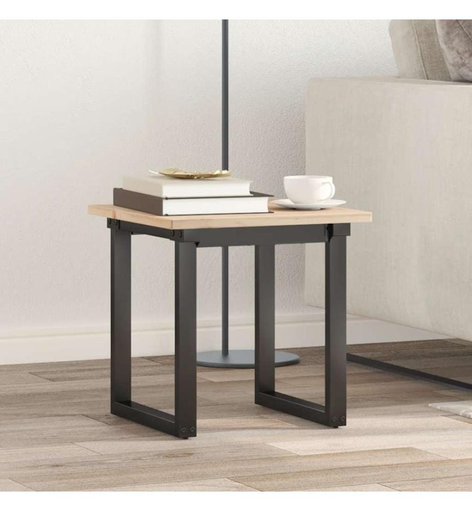 Dessus de table 40x40x1,7 cm carré bois de pin massif