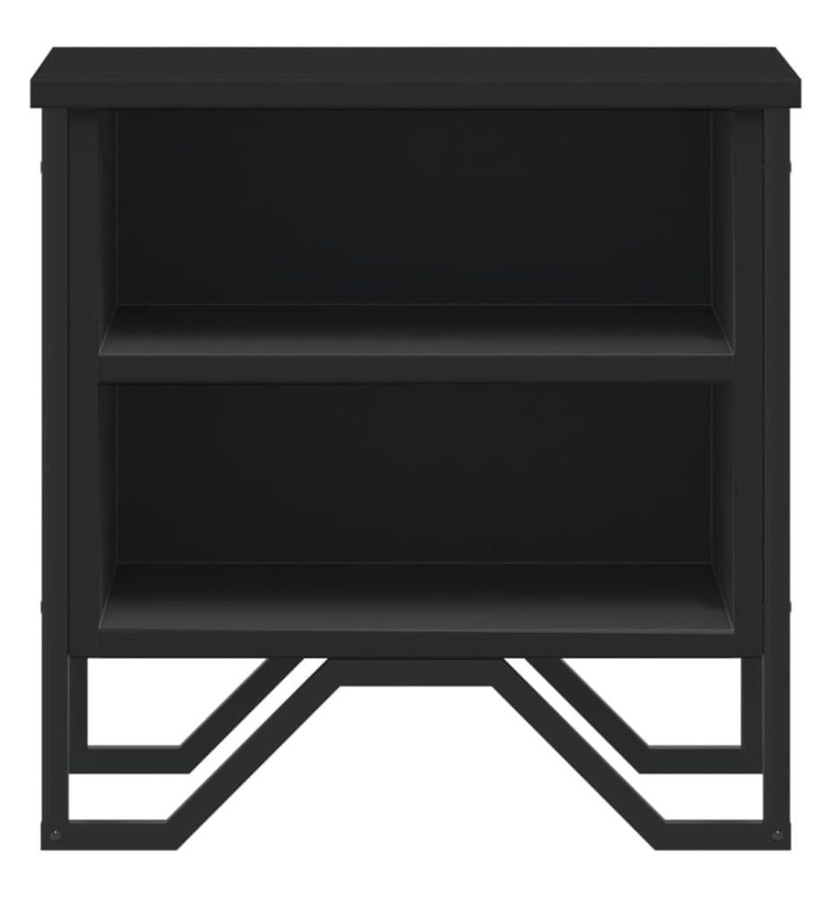 Table de chevet Noir 40 x 30 x 40 cm Aggloméré