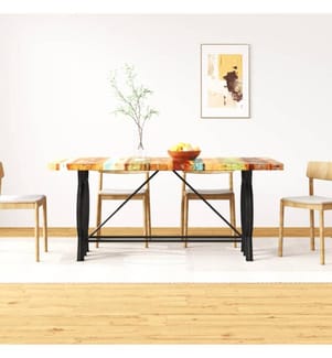 Table à manger Bois de récupération massif 180 cm