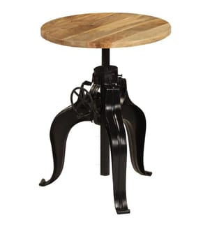Table de bar Bois de manguier massif 60 x (76-110) cm