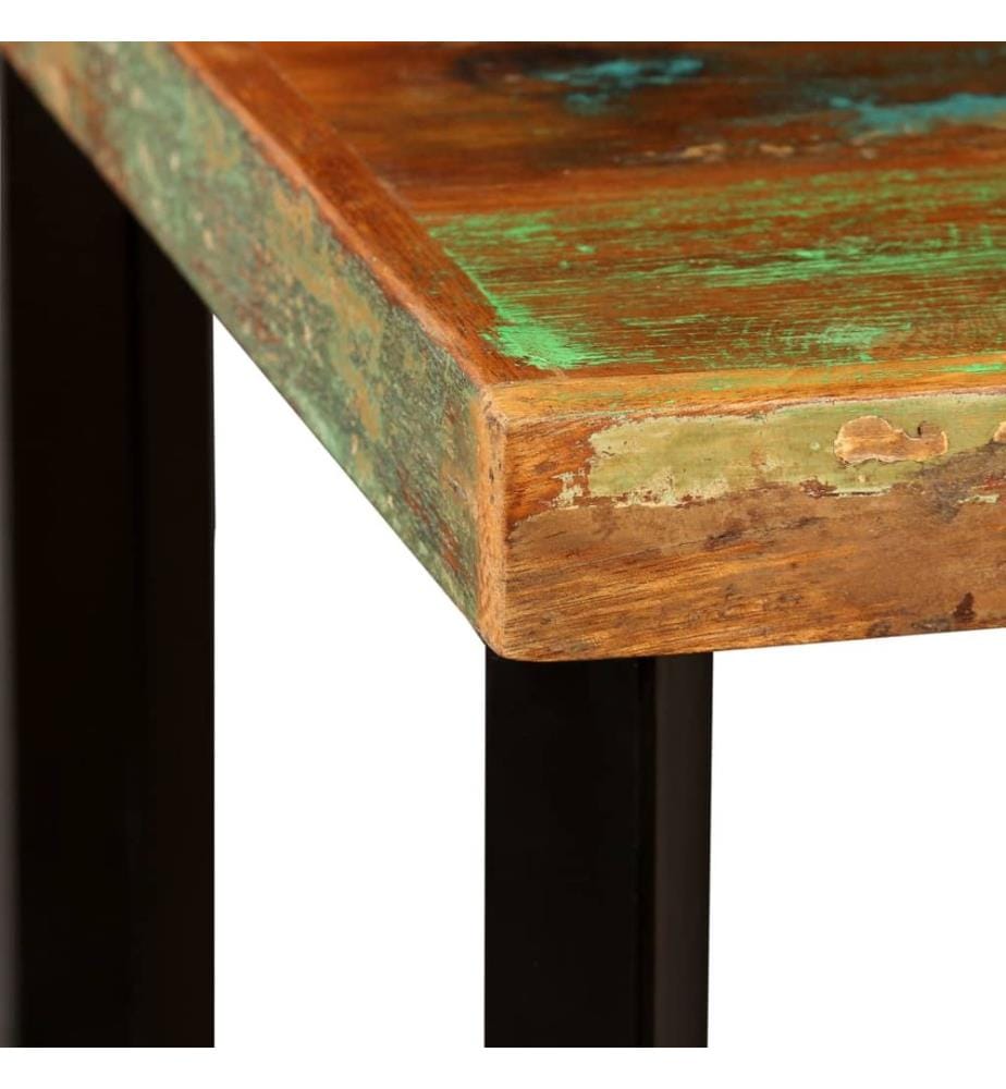 Bar table Solid reclaimed wood 60x60x107 cm