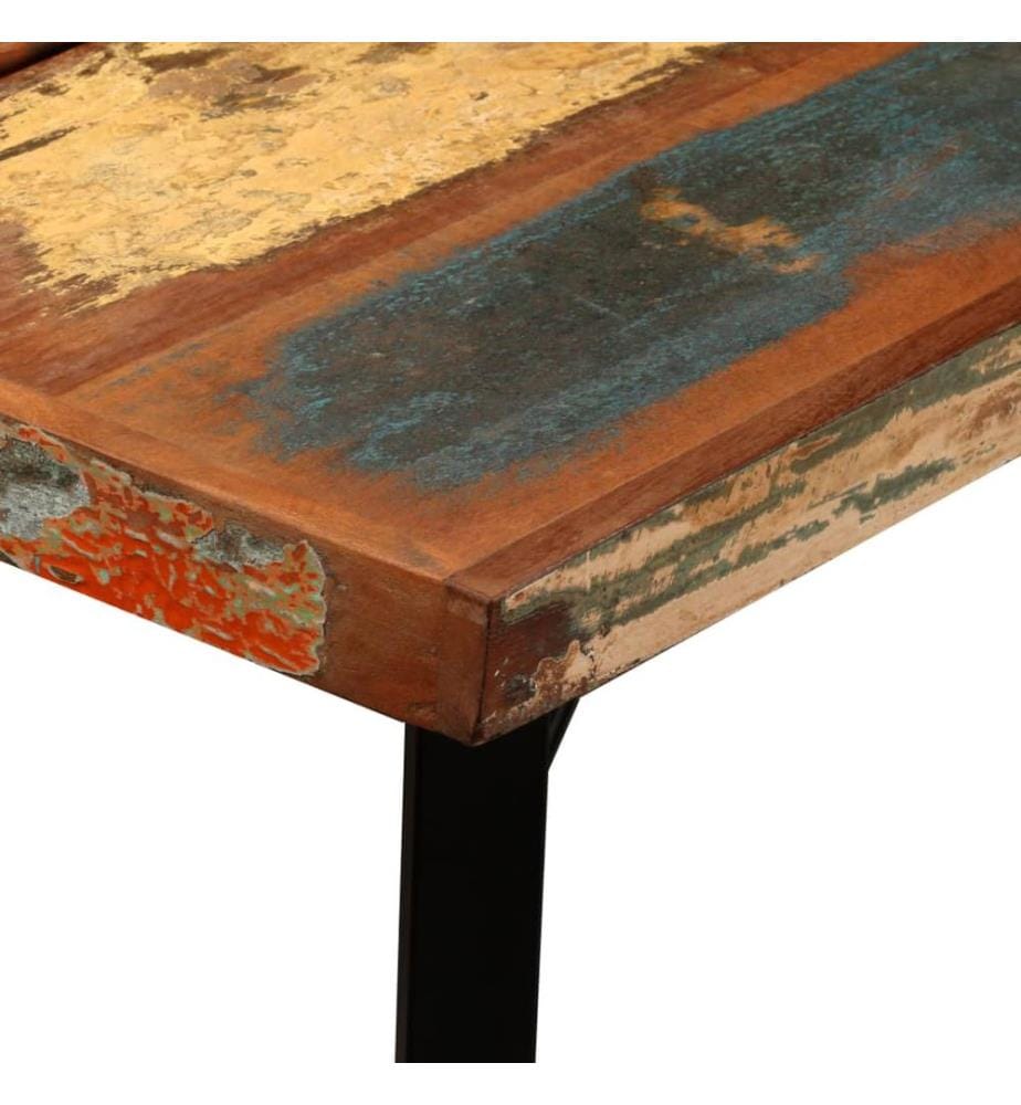 Bar table Solid reclaimed wood 150 x 70 x 107 cm