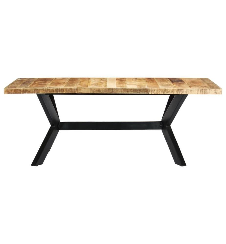Table de salle à manger 200x100x75 cm Bois de manguier solide
