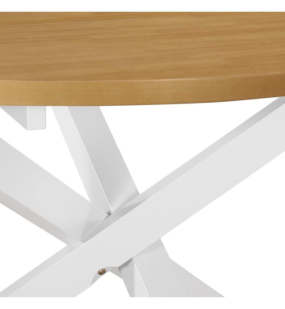 Esstisch Weiss 120x75 cm MDF