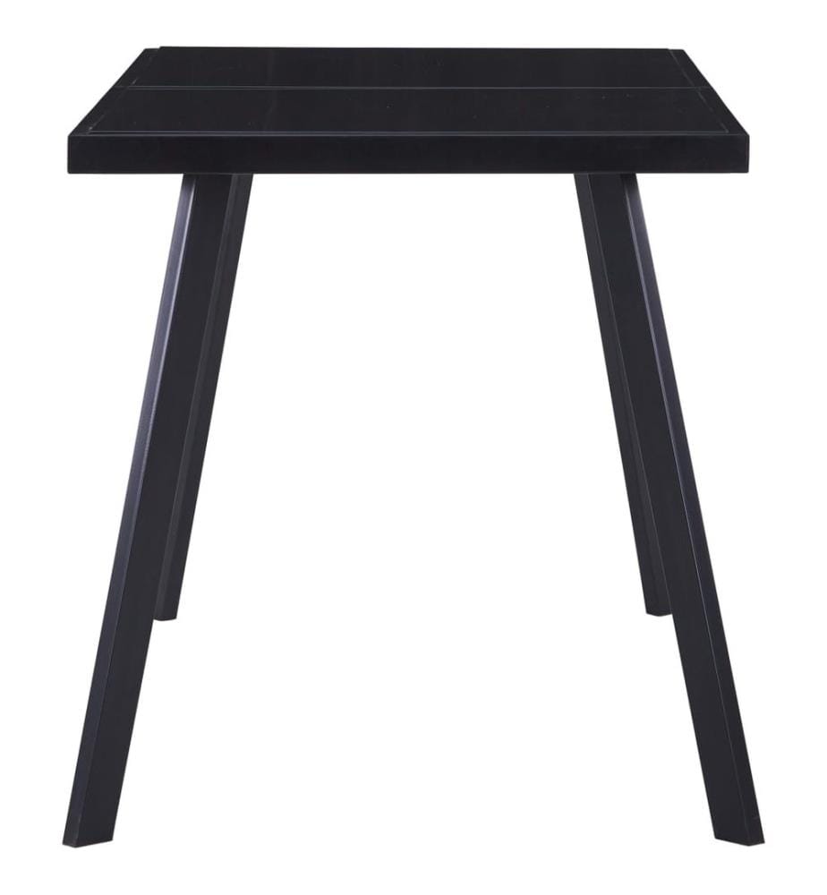 Esstisch Schwarz 140 x 70 x 75 cm Hartglas