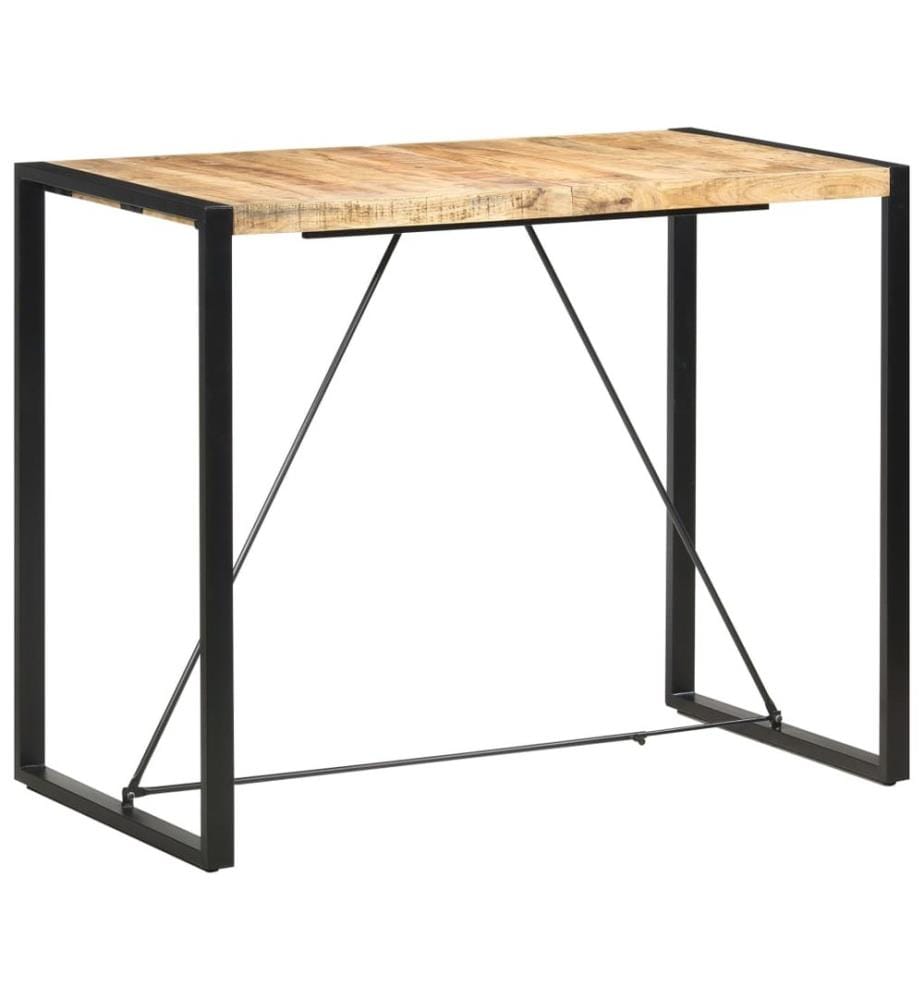 Bartisch 140 x 70 x 110 cm Massivholz Mango