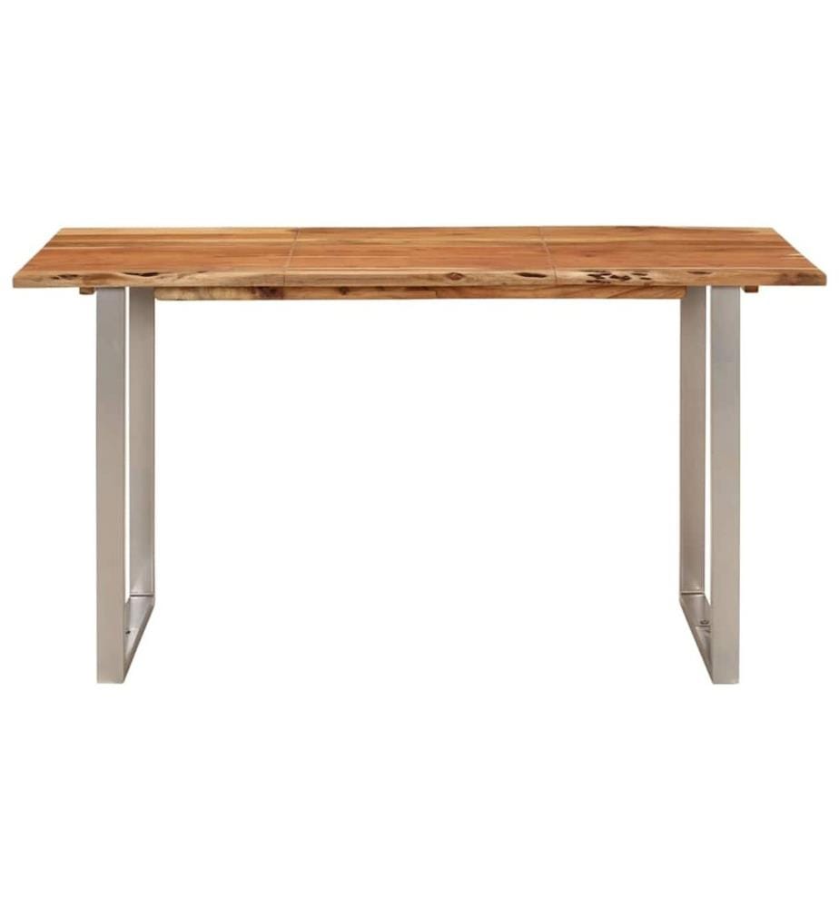 Esstisch 140×70×76 cm Akazie-Massivholz