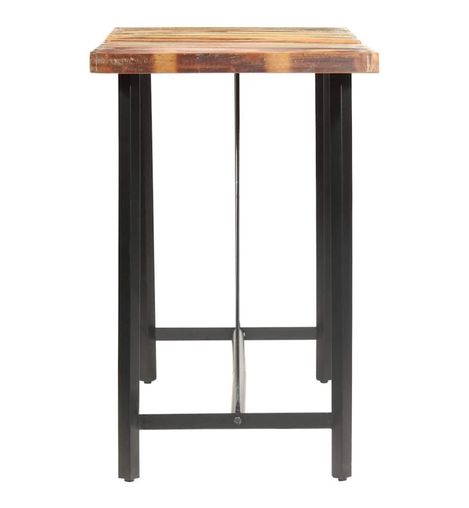 Bartisch 180 x 70 x 107 cm Recyceltes Massivholz