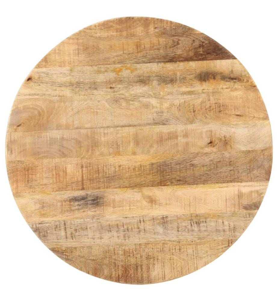 Table de bistro Ronde Ø70x75 cm Bois de manguier brut