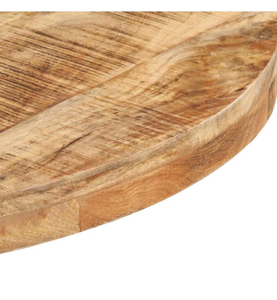 Table de bistro Ronde Ø70x75 cm Bois de manguier brut