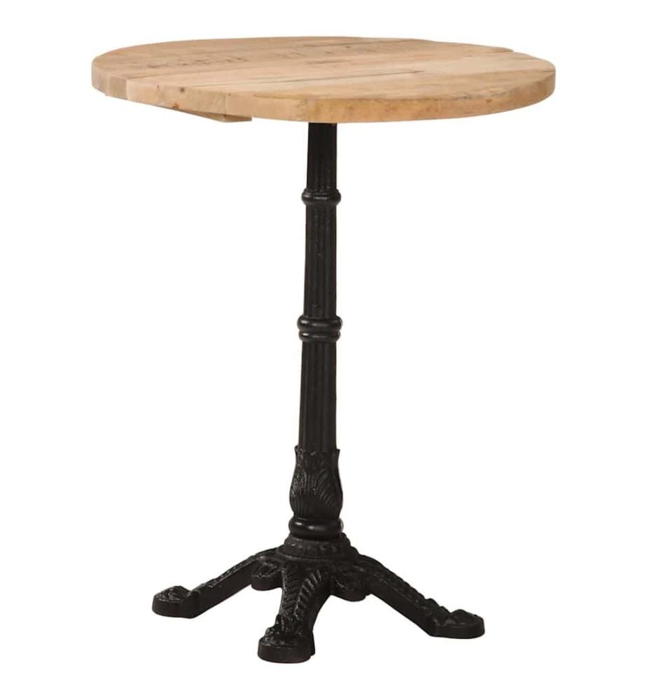 Bistrotisch Ø60x76 cm Raues Mangoholz