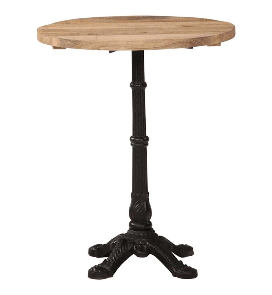 Bistrotisch Ø60x76 cm Raues Mangoholz
