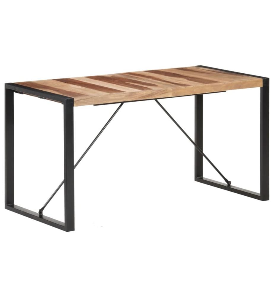 Table à manger 140x70x75 cm bois massif