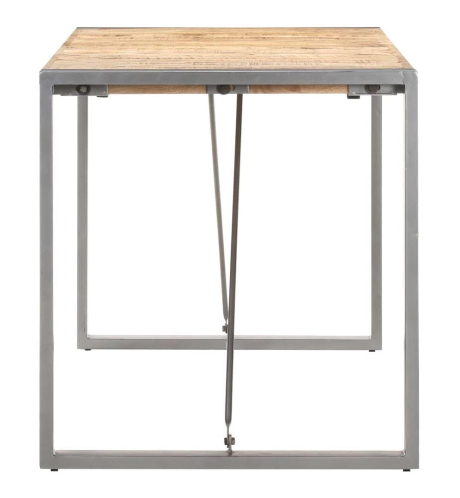 Esstisch 160x80x75 cm Raues Mango-Massivholz