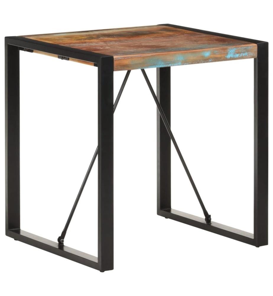 Esstisch 70x70x75 cm Recyceltes Massivholz