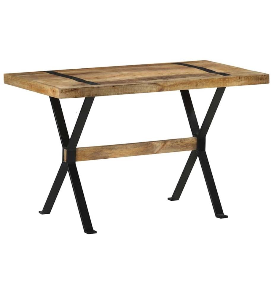 Esstisch 120x60x76 cm Raues Mangoholz