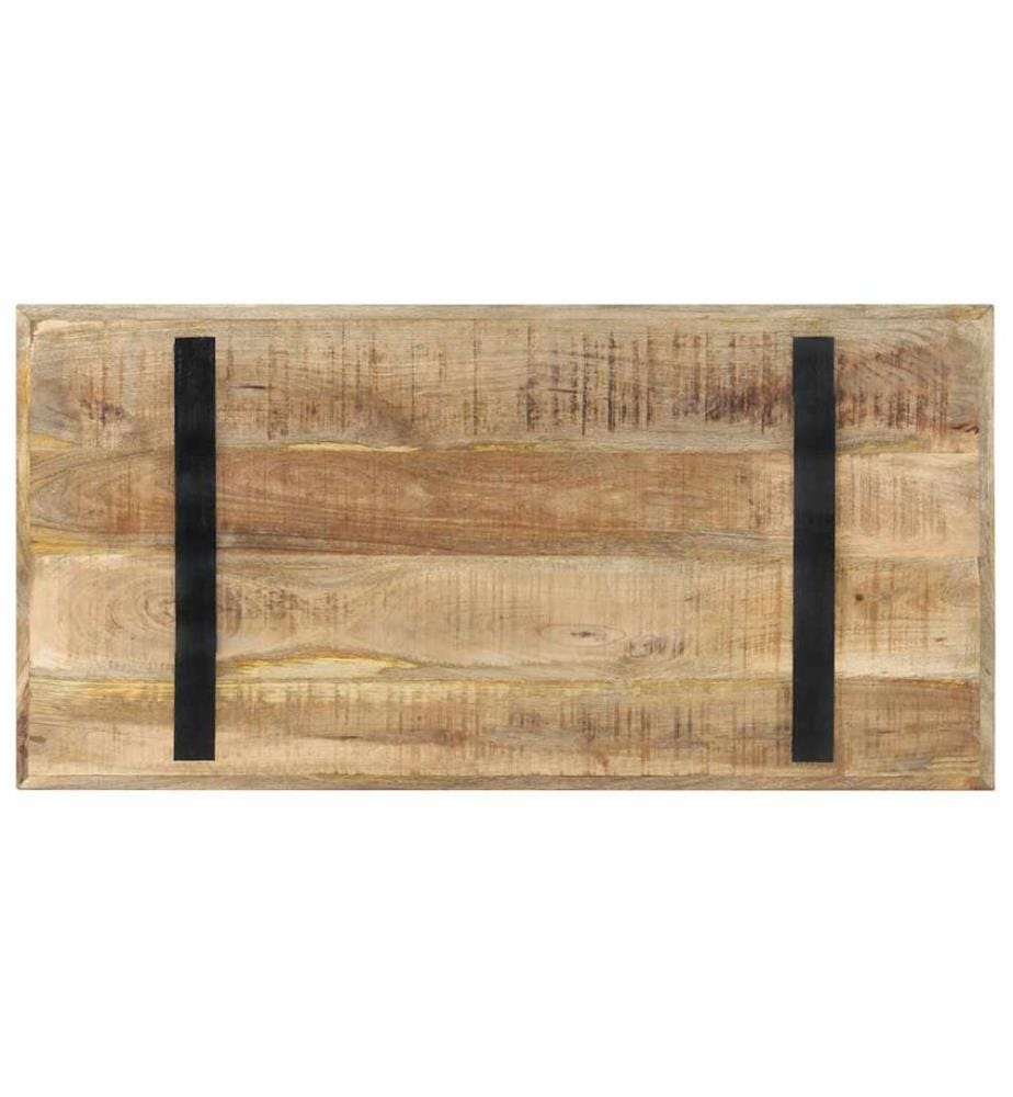 Esstisch 120x60x76 cm Raues Mangoholz