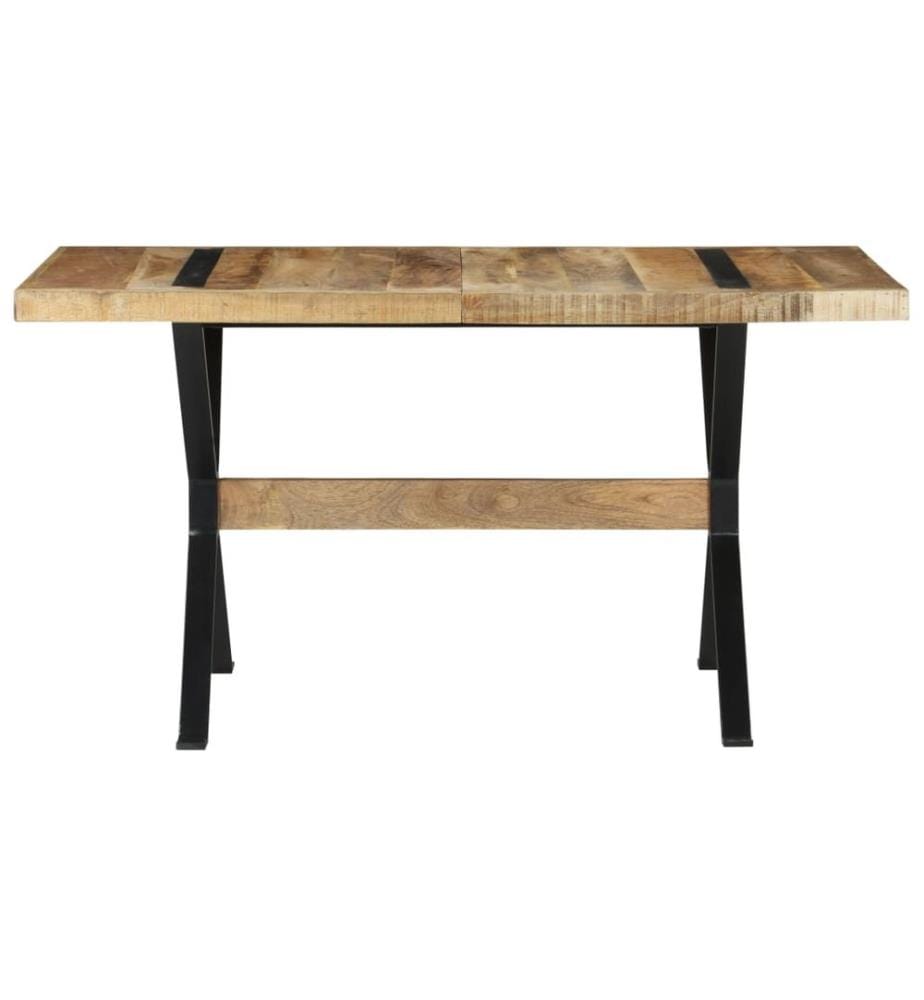 Esstisch 140x70x76 cm Raues Mangoholz