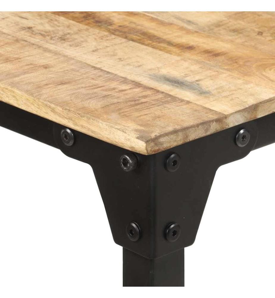 Esstisch 180x90x76 cm Raues Mangoholz