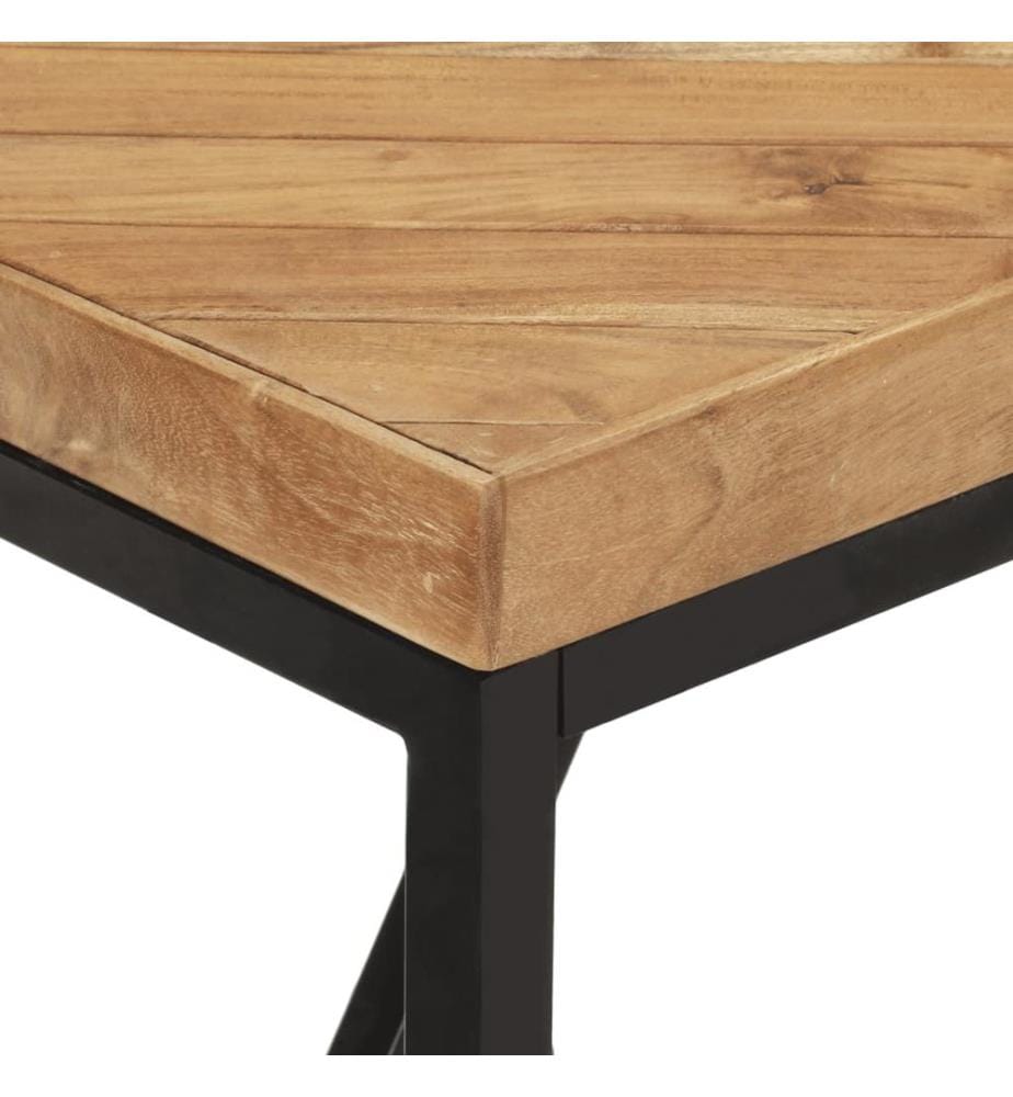 Esstisch 120x60x76 cm Massivholz Akazie und Mango