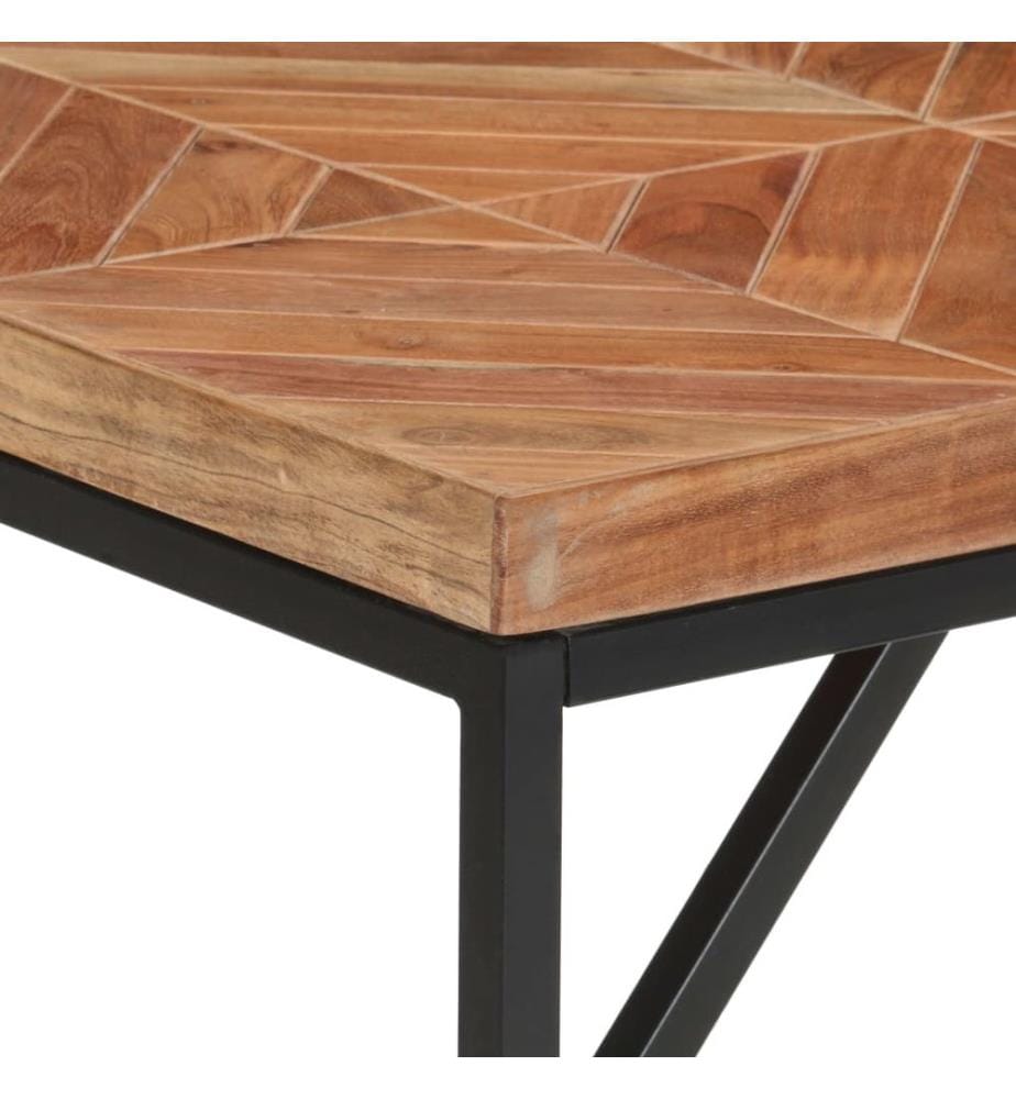 Table à dîner 140x70x76 cm Bois massif d'acacia et de manguier
