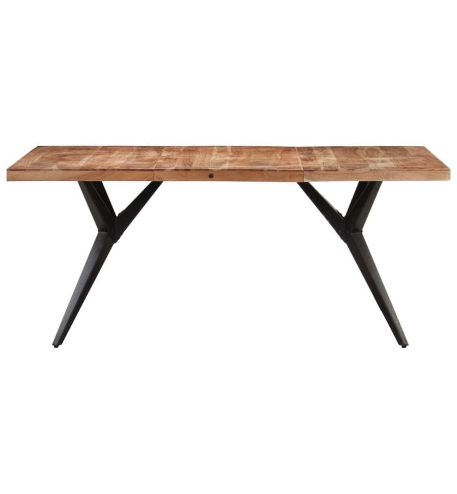Esstisch 160x80x76 cm Massivholz Akazie