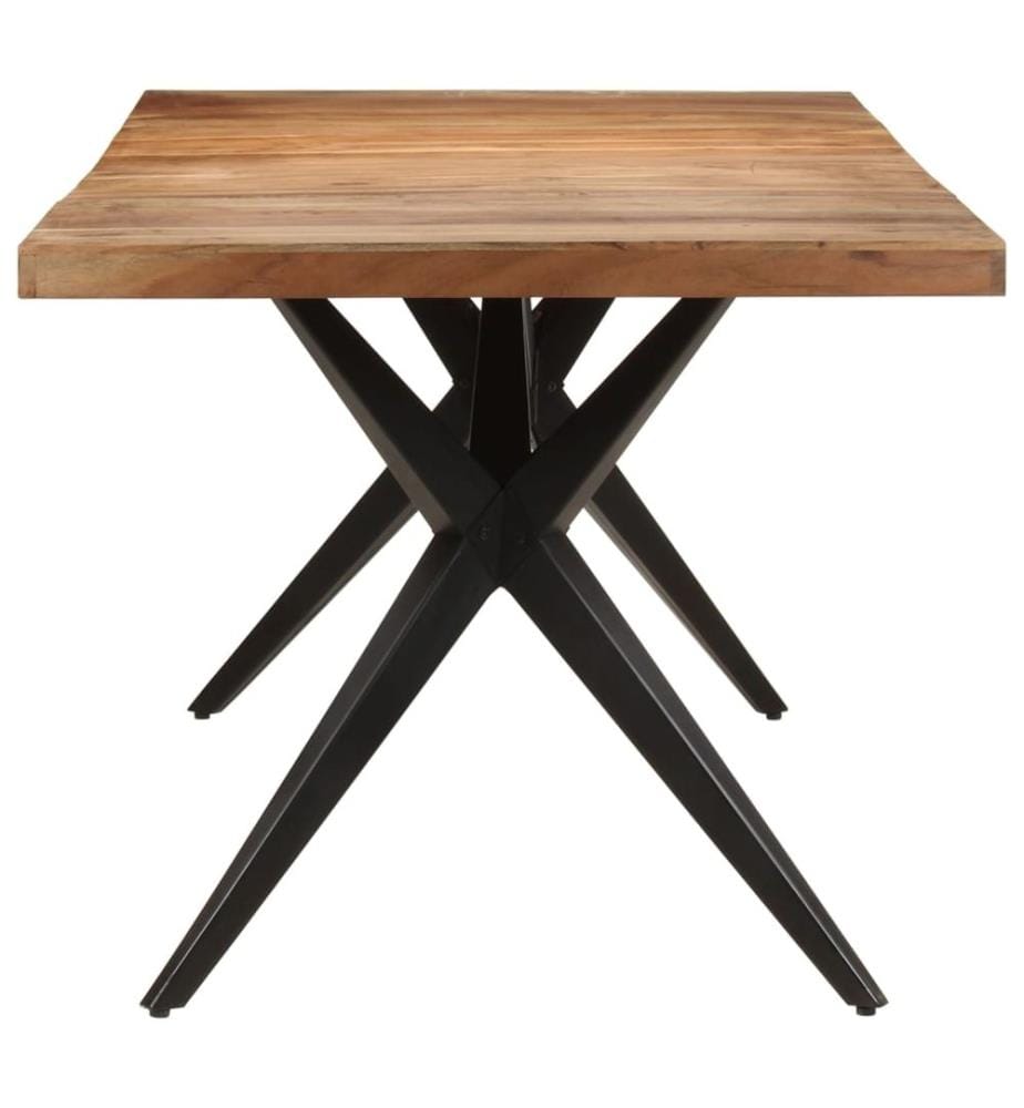 Esstisch 200x90x76 cm Akazie Massivholz