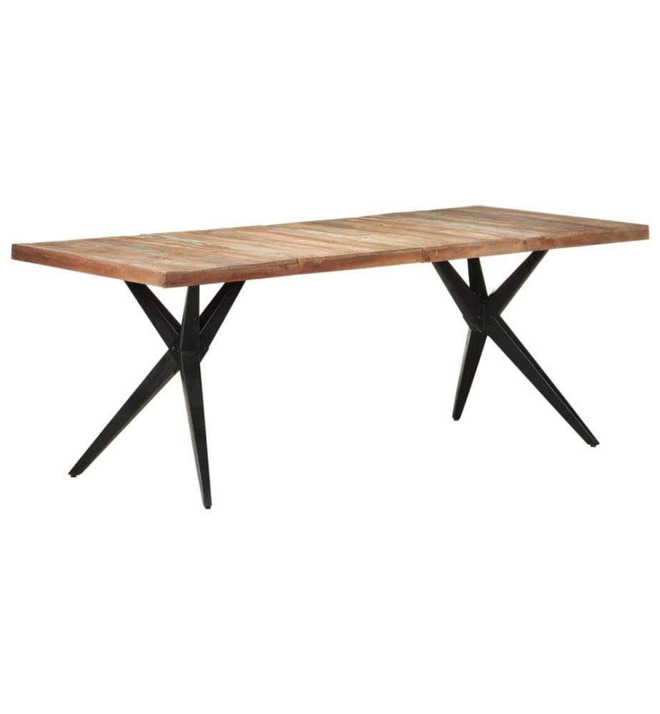 Esstisch 200x90x76 cm Altholz Massiv