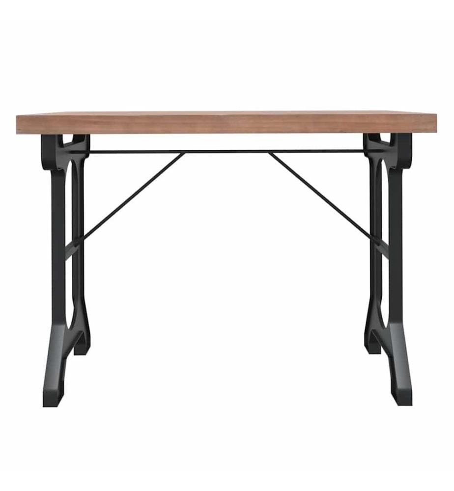 Table à dîner 110x65x82 cm Bois de sapin massif et fer
