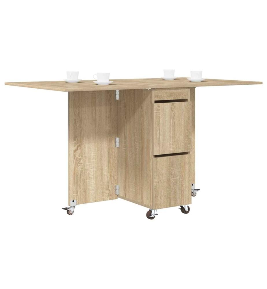 Table à dîner 2 pcs 140 x 80 x 77 cm Bois d'ingénierie