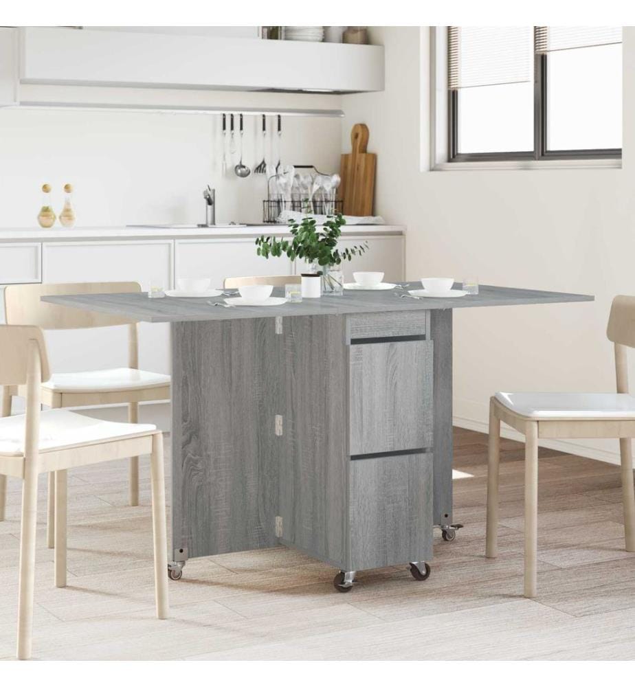 Table à dîner 2 pcs 140 x 80 x 77 cm Bois d'ingénierie