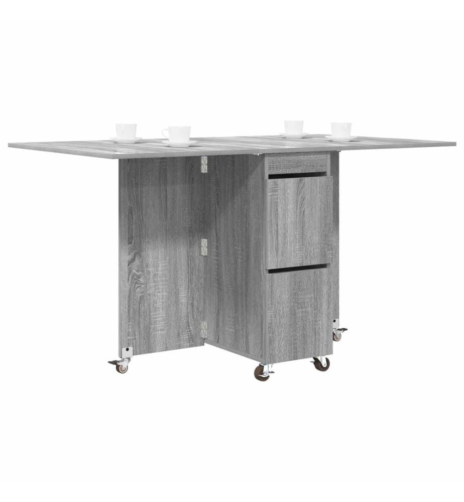 Table à dîner 2 pcs 140 x 80 x 77 cm Bois d'ingénierie