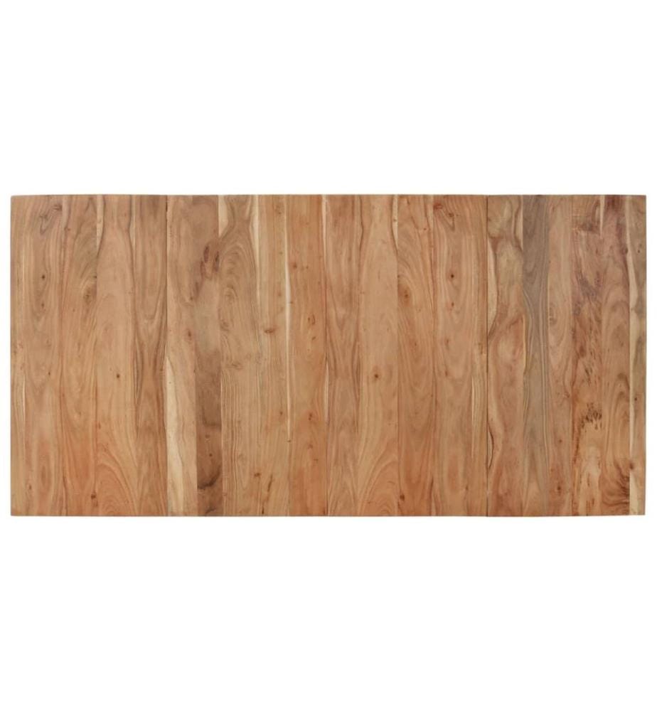 Esstisch Schwarz 180x90x77 cm Massivholz Akazie