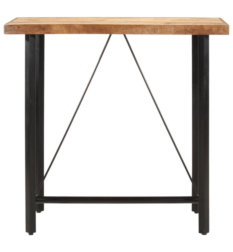 Bartisch 110x55x107 cm Massivholz Mango und Eisen