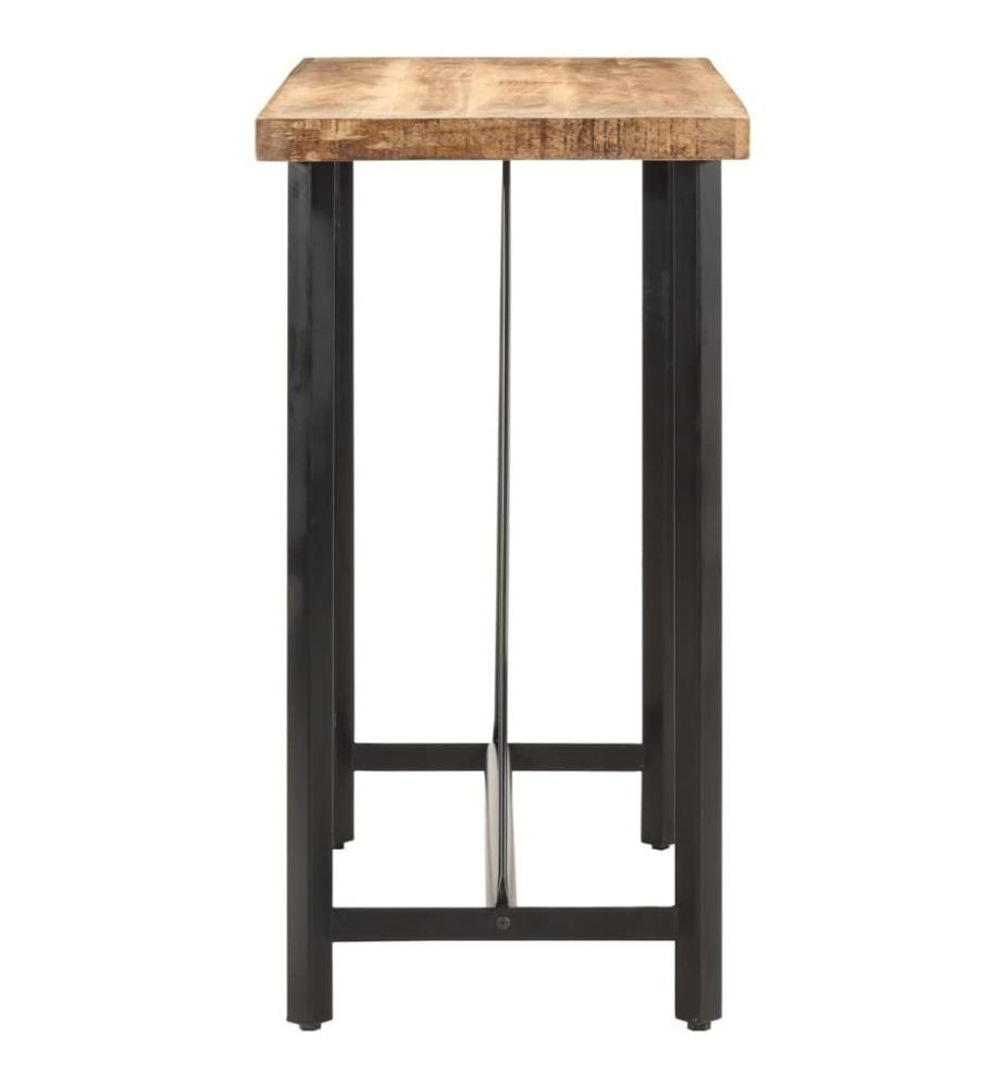 Bartisch 110x55x107 cm Massivholz Mango und Eisen